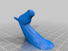 Horse Head 3D Printer Model