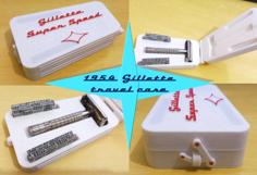 1954 Gillette Super Speed Travel Case 3D Printer Model