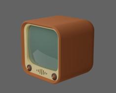 OLD TV (YouTube IPhone Icon) 3D Printer Model