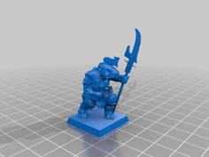 Skaven Stormvermin 3D Printer Model