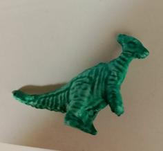 Dinosaur Parasaurolophus Toy 3D DinoFiguresMini 3D Printer Model