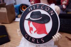 HITCON GIRLS Coaster 3D Printer Model