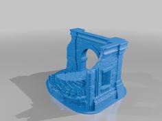 Gothic Ruins For Tabletop Gaming 3D Printer Model