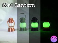 Mini Lantern 3D Printer Model