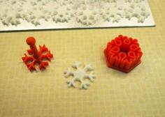 Snowflake Cutter 3D Printer Model