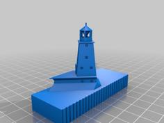 Ludington North Breakwater Lighthouse 3D Printer Model