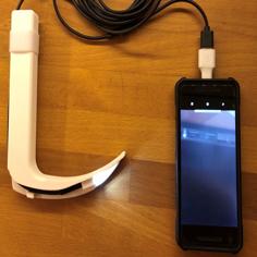 DIY Videolaryngoscope For Approx. 15€ 3D Printer Model