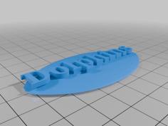 Miami Dolphins Logo 3D Printer Model