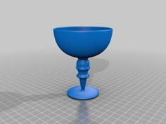 Wine Glass – Tutorial For Dummies Included 3D Printer Model