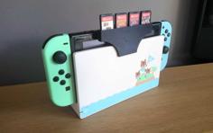 Nintendo Switch Top Mounted Card Holder 3D Printer Model