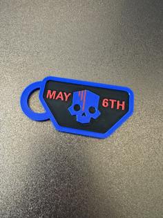 Helldivers II Keychain MAY 6TH 3D Printer Model