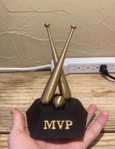 Baseball Trophy 3D Printer Model