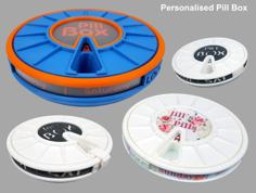 Pill Box With AM PM Apertures V3 – It’s Personal! 3D Printer Model