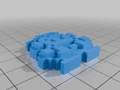 Oak Fridge Magnet 3D Printer Model