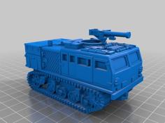 M4 Artillery Tractor 1/300th 3D Printer Model