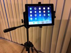 IPad-3 Tripod Mount 3D Printer Model