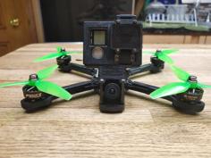 GoPro Hero 4 Case And Mount For Drone 3D Printer Model