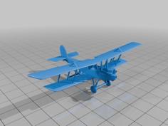 RAF RE8  (1/144) 3D Printer Model