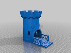 Deltarune Dice Tower 3D Printer Model