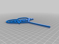 Cake Topper Del Dia Del Padre Fixed 3D Printer Model