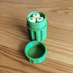 AA/AAA Battery Secure Case 3D Printer Model