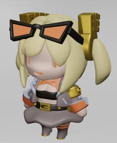 Burnice Chibi From Zenless Zone Zero 3D Printer Model