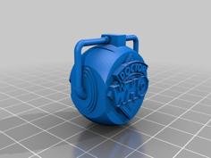 Cyberman Christmas Ornament 3D Printer Model