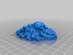 Lion Stucco Face 3D Printer Model