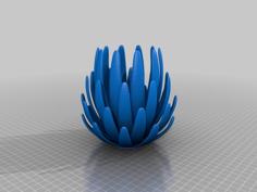 Blossoming Lampshade. 3D Printer Model