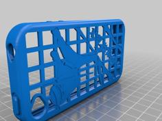 Flexible Iphone4 Case 3D Printer Model