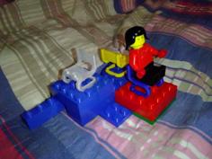 Bauhaus Lego #1: Chair 3D Printer Model