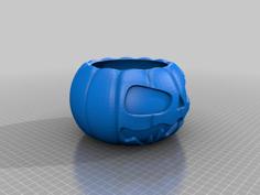 Jack-o-Lantern With Thin Walls For Upscaling 3D Printer Model