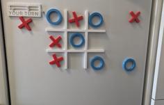 Tic Tac Toe Magnet 3D Printer Model