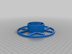 Stubby Filament Spool 3D Printer Model