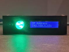 5.25″ Panel With Lcd, Led Lights And A Beeper 3D Printer Model