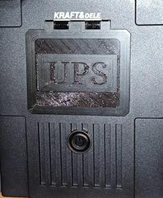 UPS SCREEN COVER, PRINT IN PLACE 3D Printer Model