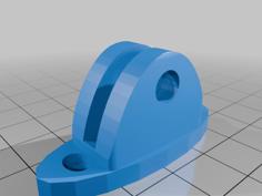 Flange For Gas Strut 3D Printer Model