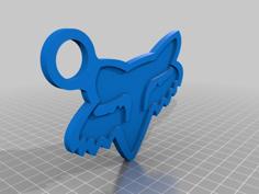 Fox Keychain 3D Printer Model