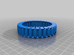 Track Chain For Duplo Car 3D Printer Model