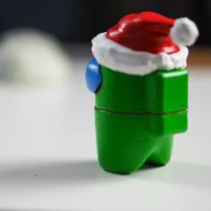 Among Us Santa Hat 3D Printer Model