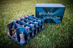 Harry Potter Wizard Chess With Storage Box 3D Printer Model