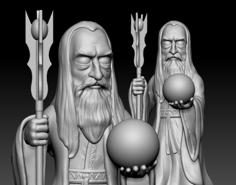 Saruman -Cartoon Figure 3D Printer Model