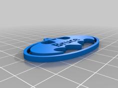 Batman Dogtag 3D Printer Model