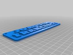 Joaquim Plate 3D Printer Model