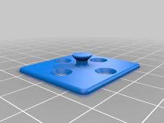 Peg Adapter Screw Version 3D Printer Model