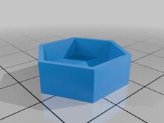 Concrete Hexagon Planter 3D Printer Model