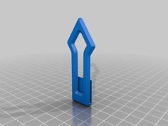 Arrow Bookmark 3D Printer Model