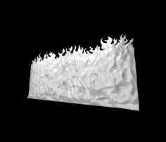 Wall Of Fire 3D Printer Model