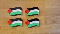 Palestine Emoji Flag 3D Printer Model