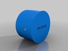 150mm PVC Pole Holder End Cap 3D Printer Model